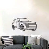 2017 Range Rover Perspective Metal Car Wall Art - NC1122