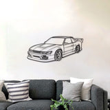 240SX Perspective Metal Car Wall Art - NC1132