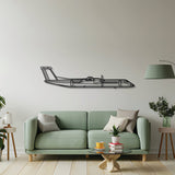 Dash 8 Q400 Metal Aircraft Wall Art - NCP0057