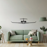 Global 7500 Front Metal Aircraft Wall Art - NCP0428