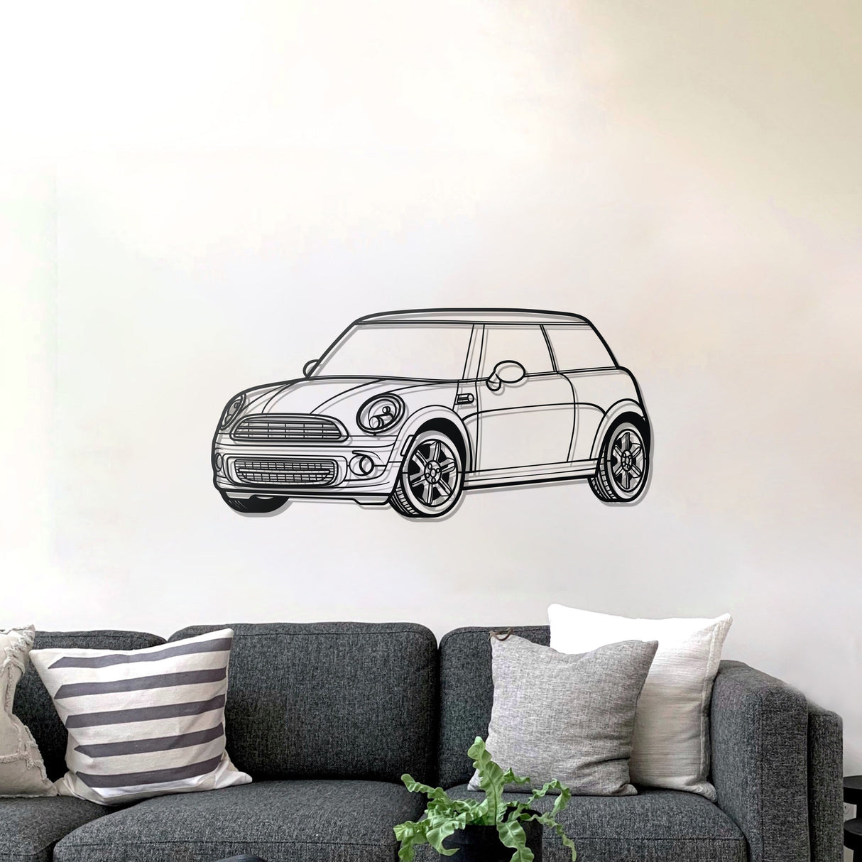 Cooper Perspective Metal Car Wall Art - NC1130