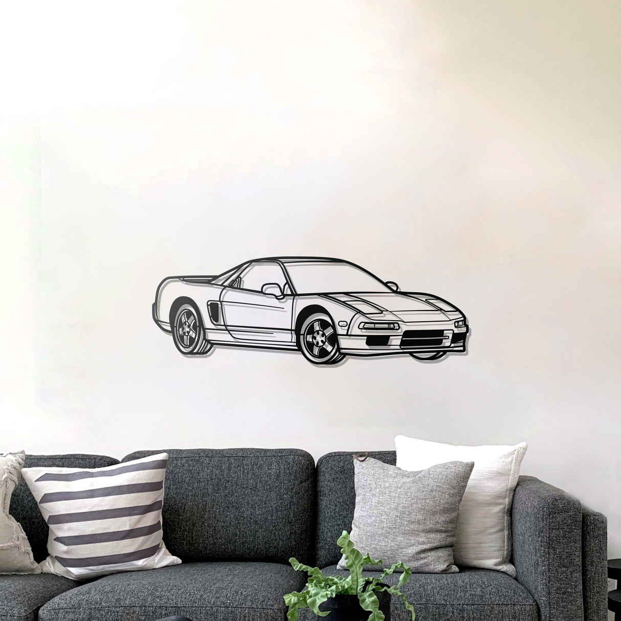 NSX Perspective Metal Car Wall Art - NC1128