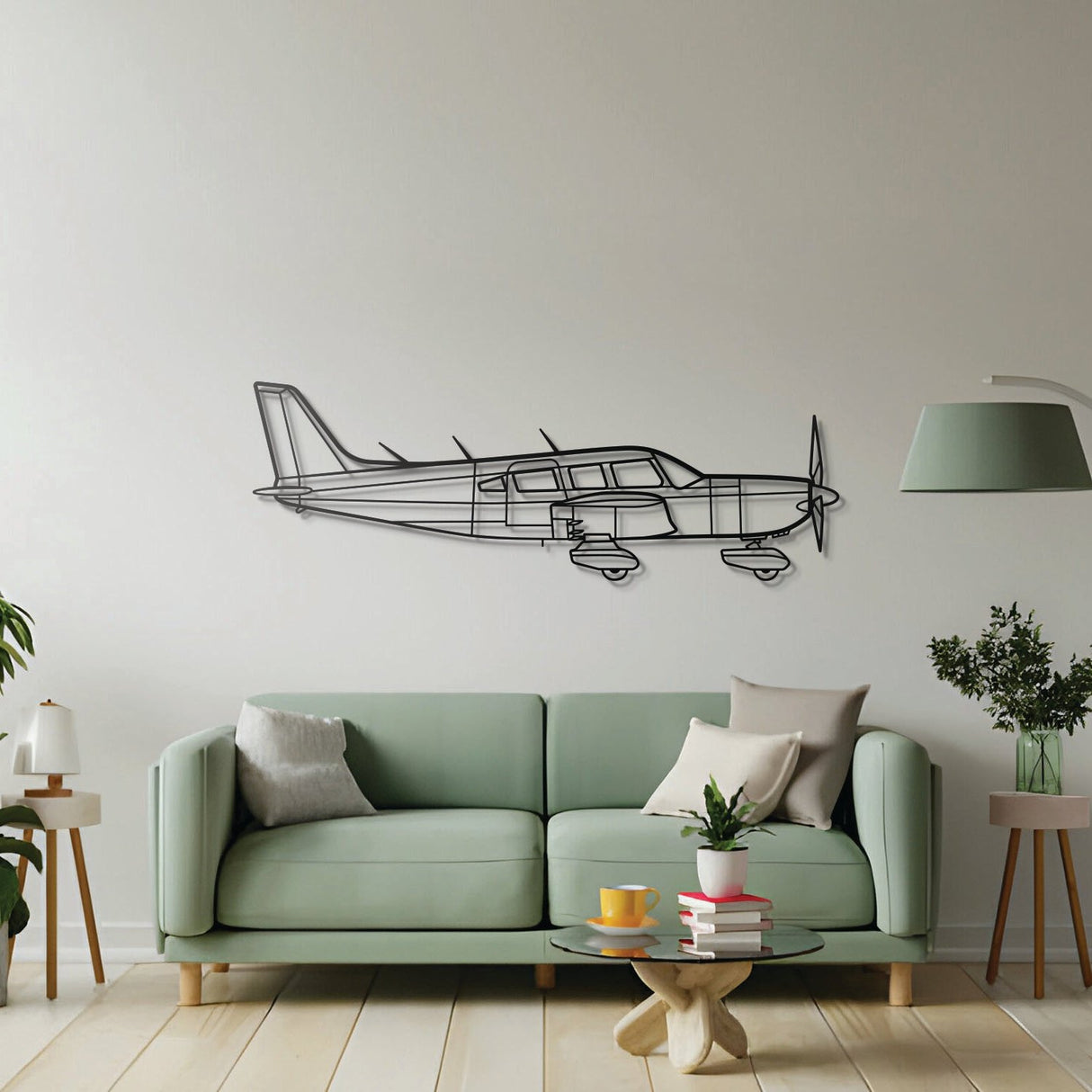 Saratoga PA-32 Metal Aircraft Wall Art - NCP0195