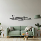 EA-18G Metal Aircraft Wall Art - NCP0275