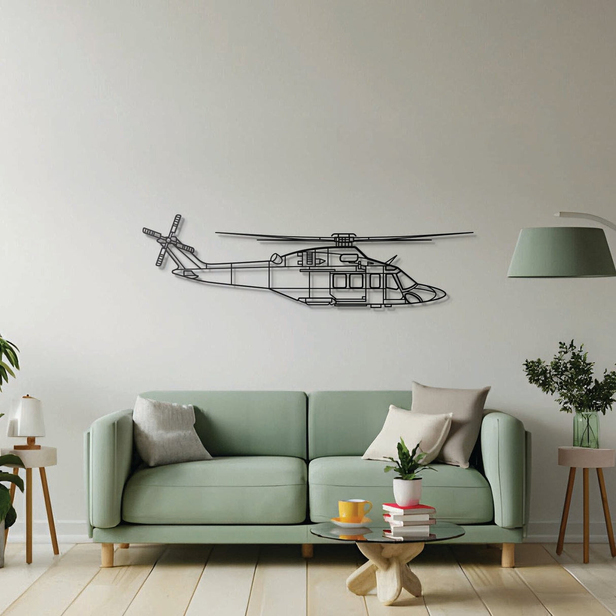 AW139 Metal Aircraft Wall Art - NCP0463