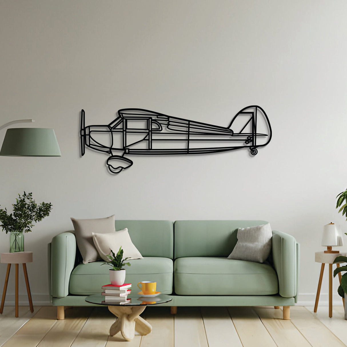 Model B Metal Aircraft Wall Art - NCP0587