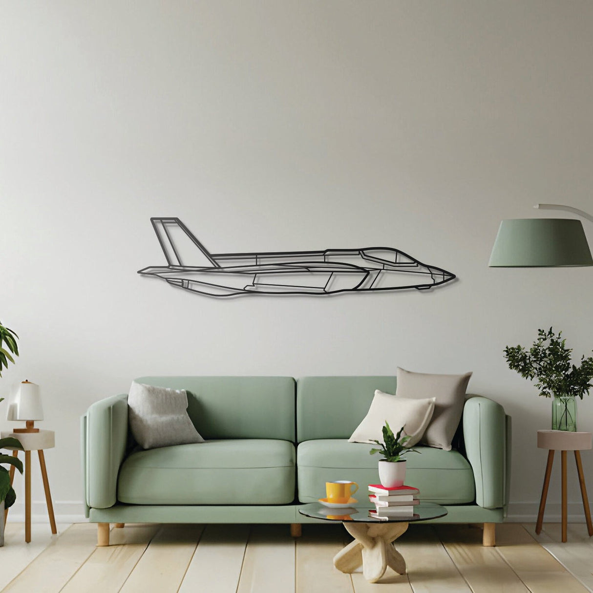 F-35C Lightning II Metal Aircraft Wall Art - NCP0224