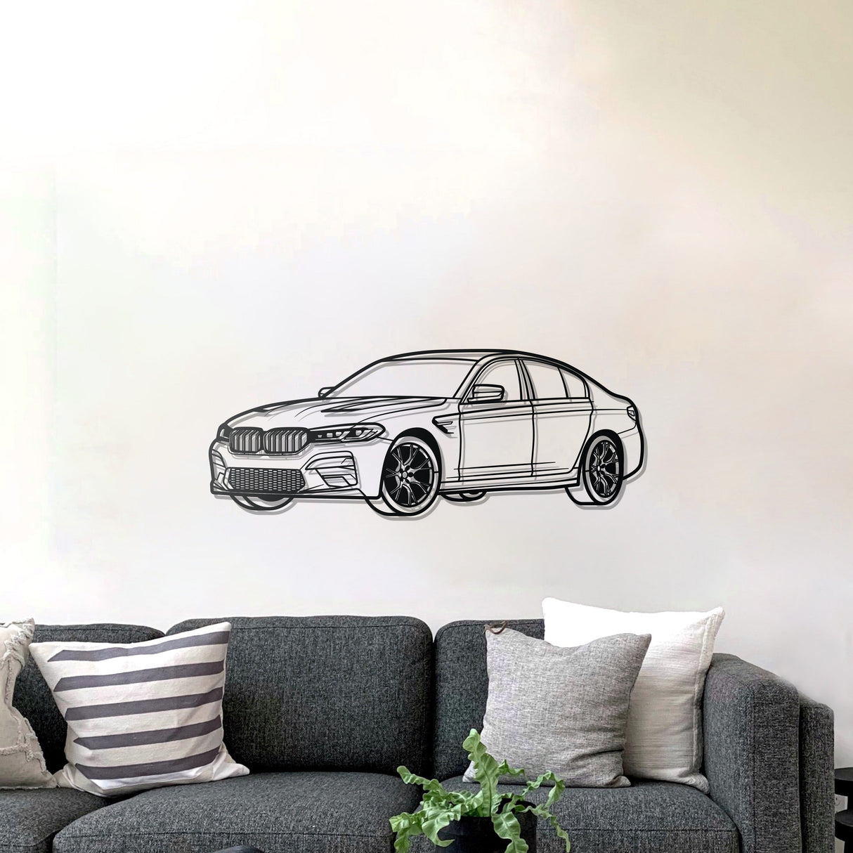 M5 CS Perspective Metal Car Wall Art - NC1216