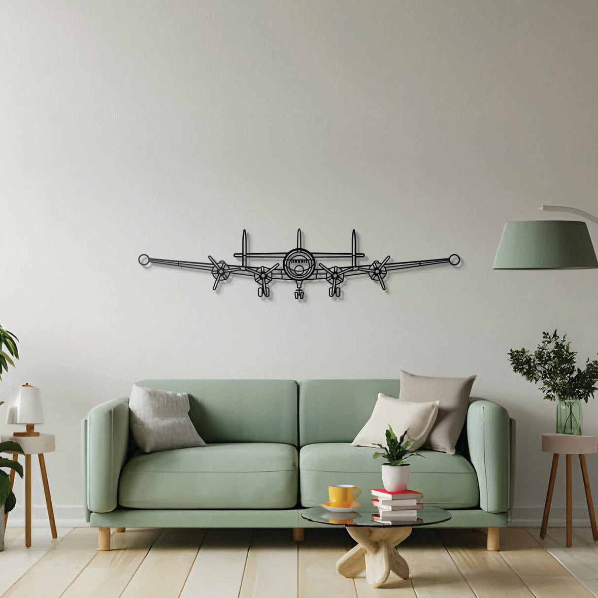 Super Constellation Front Metal Aircraft Wall Art - NCP0445