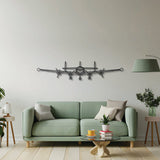 Super Constellation Front Metal Aircraft Wall Art - NCP0445