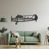 Bird Dog L-19 O1E Metal Aircraft Wall Art - NCP0524