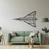 CF-105 Arrow Top Metal Aircraft Wall Art - NCP0166