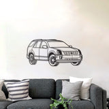 2005 SRX Perspective Metal Car Wall Art - NC1212