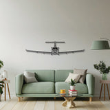 PC-12 NG Front Metal Aircraft Wall Art - NCP0438