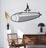 Los Angeles Class Metal Submarine Wall Art - NCP0645