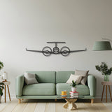 King Air 350 Front Metal Aircraft Wall Art - NCP0334