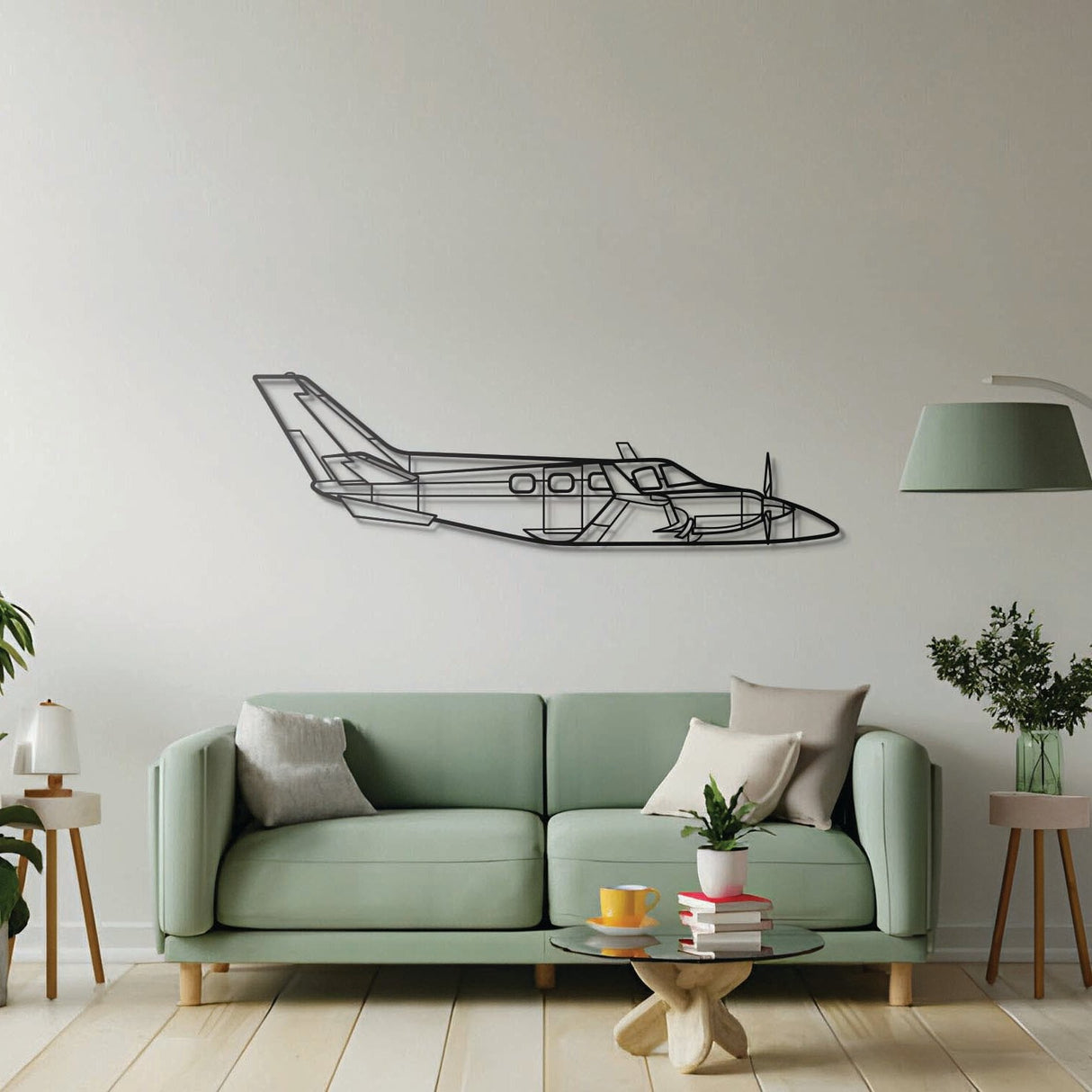 B60 Duke Metal Aircraft Wall Art - NCP0412