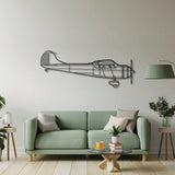 195 Metal Aircraft Wall Art - NCP0402