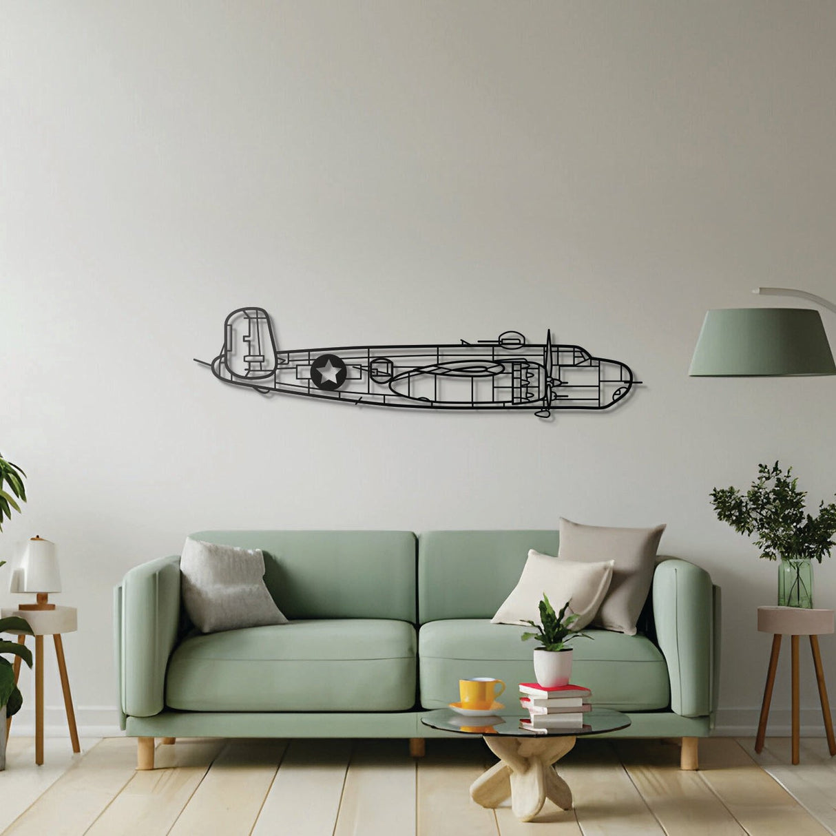 B-25H Metal Aircraft Wall Art - NCP0163