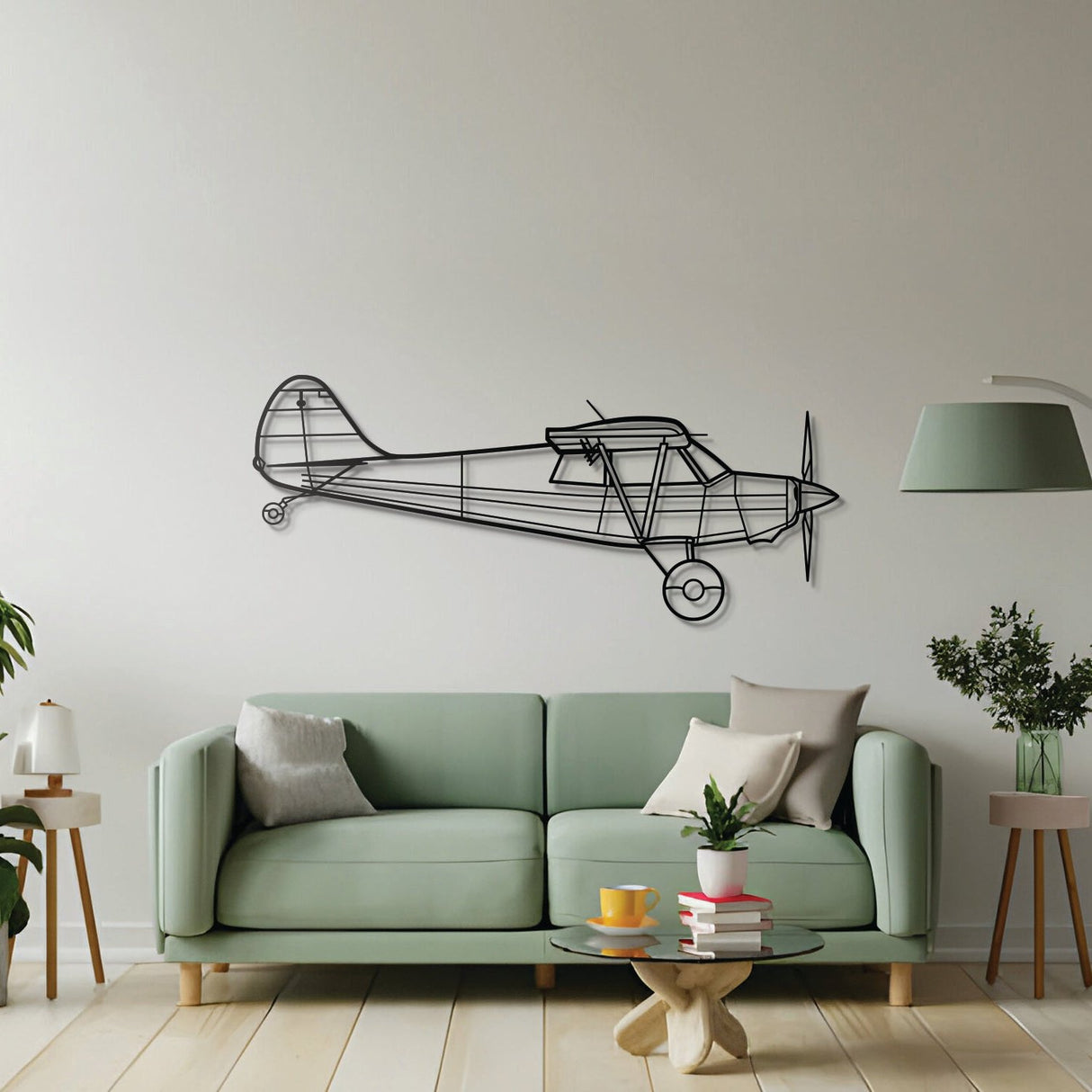 Husky A-1C Metal Aircraft Wall Art - NCP0096