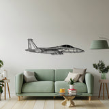 F-15E Strike Eagle Metal Aircraft Wall Art - NCP0075