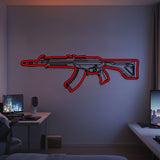 Vandal Metal Neon Weapon Wall Art - NCN0069