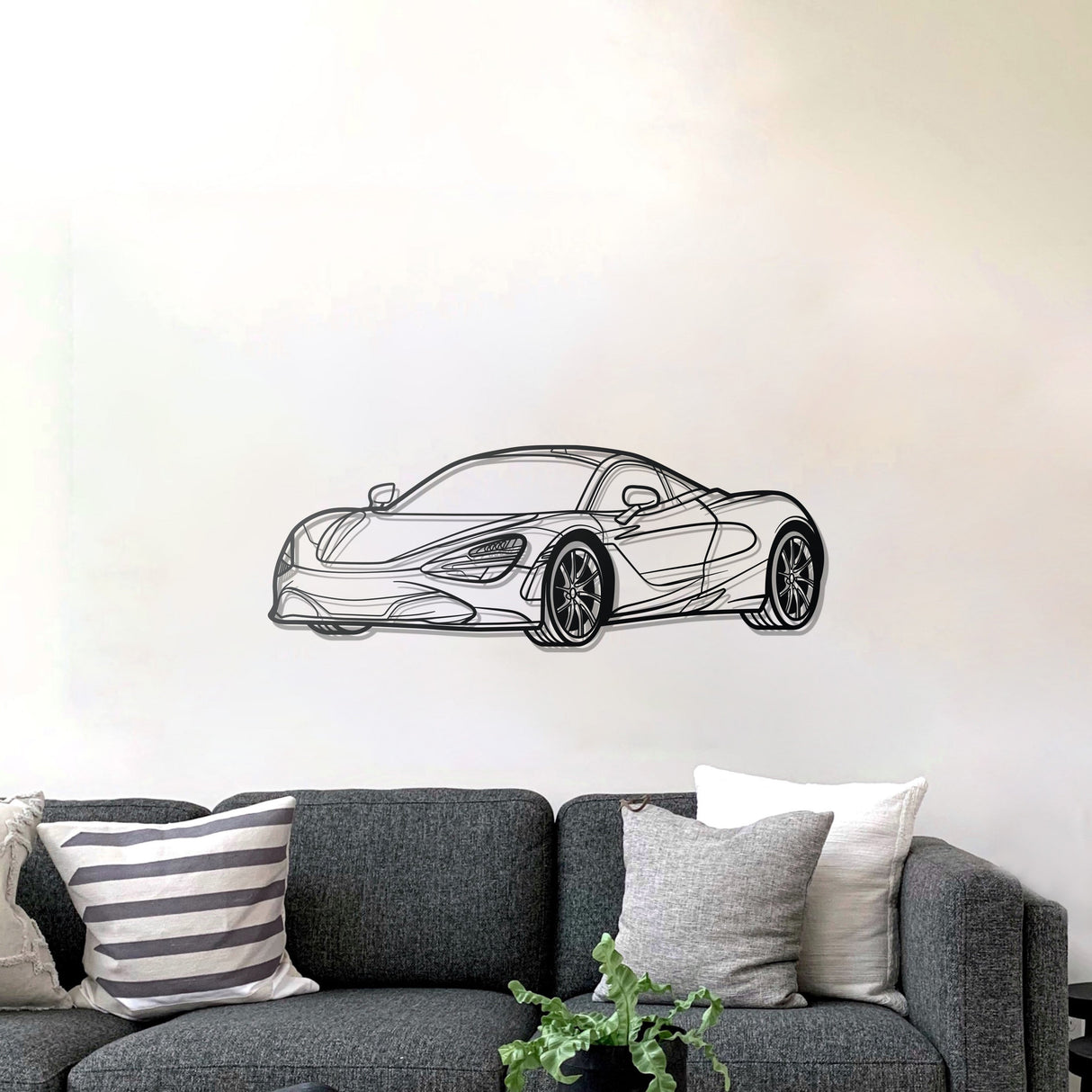 720S Perspective Metal Car Wall Art - NC1129