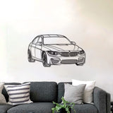 F80 Perspective Metal Car Wall Art - NC1126