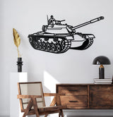 M48 Metal Tank Wall Art - NCP0657
