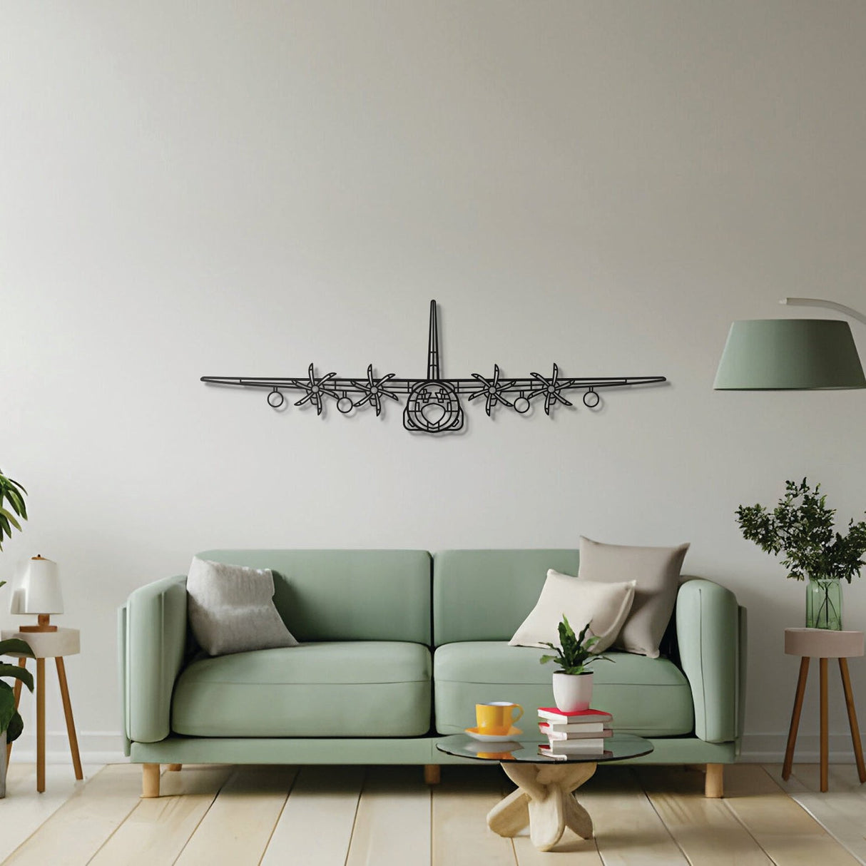 KC-130J Hercules Front Metal Aircraft Wall Art - NCP0385