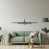 B-17 Flying Fortress Front Metal Aircraft Wall Art - NCP0367