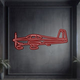 RV-10 Metal Neon Aircraft Wall Art - NCN0060