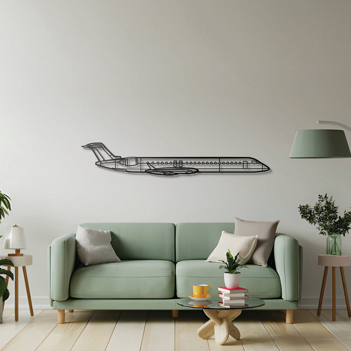 CRJ900 Metal Aircraft Wall Art - NCP0054