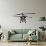 CH47D-F Chinook Front Metal Aircraft Wall Art - NCP0371