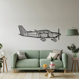 PA-28-180 Cherokee Metal Aircraft Wall Art - NCP0115