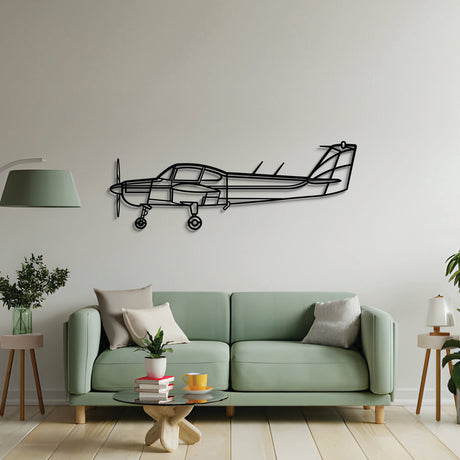 2 mm steel FA‑200 wall art, laser‑cut matte finish, floats 1 cm off wall for dynamic 3D effect