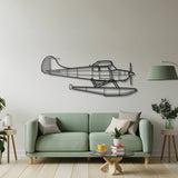 170B Float Metal Aircraft Wall Art - NCP0204