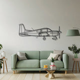 AA-5 Metal Aircraft Wall Art - NCP0409