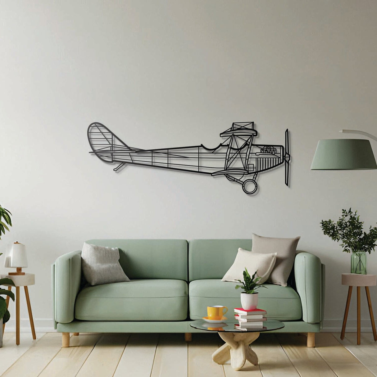 JN-4A Metal Aircraft Wall Art - NCP0430