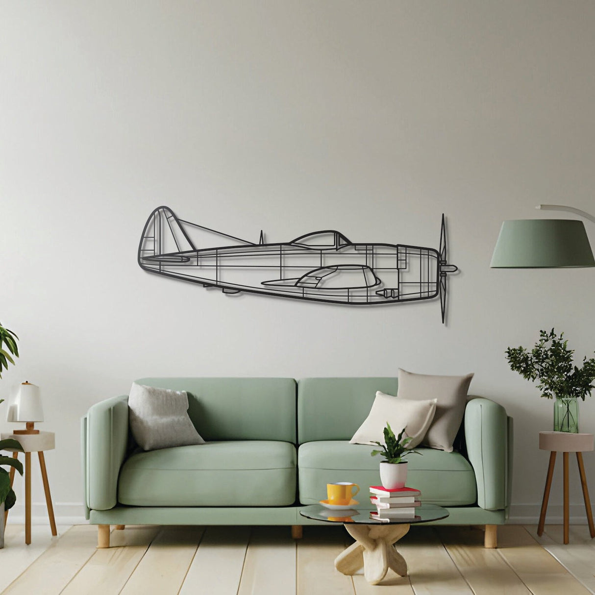 P-47D Metal Aircraft Wall Art - NCP0110