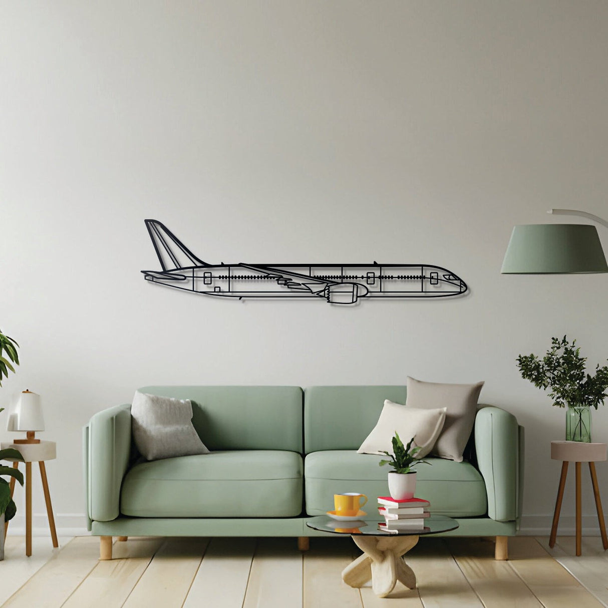 B787 Dreamliner Metal Aircraft Wall Art - NCP0032