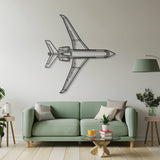 Falcon 900EX Top Metal Aircraft Wall Art - NCP0379