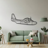 HU-16B Albatross Metal Aircraft Wall Art - NCP0230