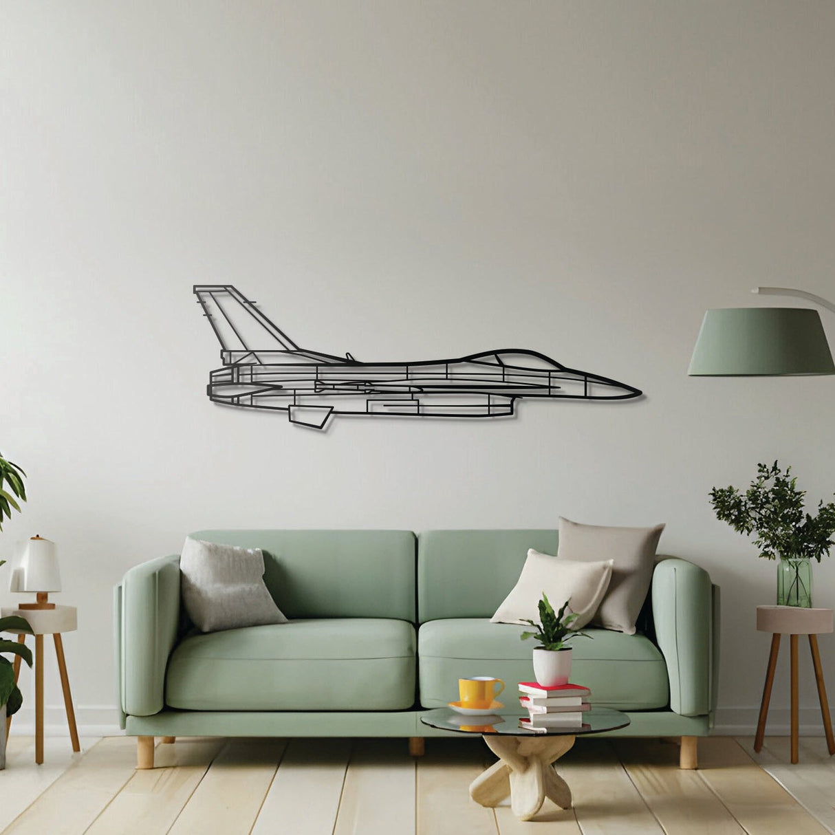 F-16C Block 50 Metal Aircraft Wall Art - NCP0177