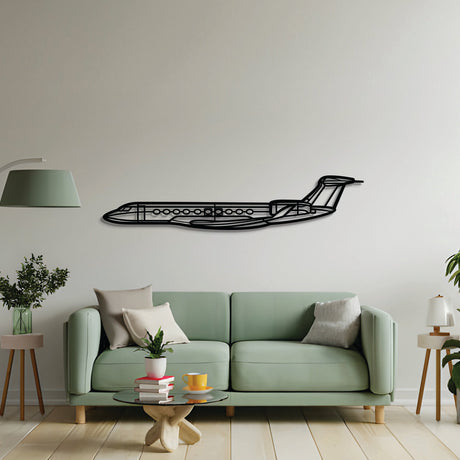 2 mm steel G700 wall art, laser‑cut matte finish, floats 1 cm off wall for dramatic 3D effect