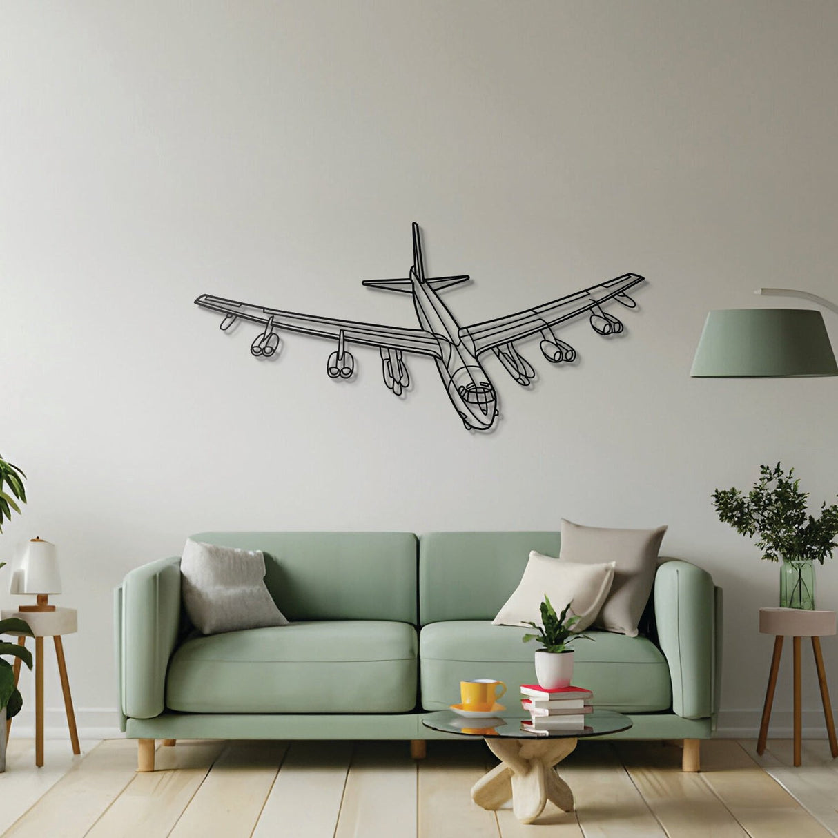 B-52G Stratofortress Angle Metal Aircraft Wall Art - NCP0368