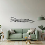 F-4C Phantom Metal Aircraft Wall Art - NCP0422