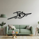 Buccaneer Mk2 Angle Metal Aircraft Wall Art - NCP0527