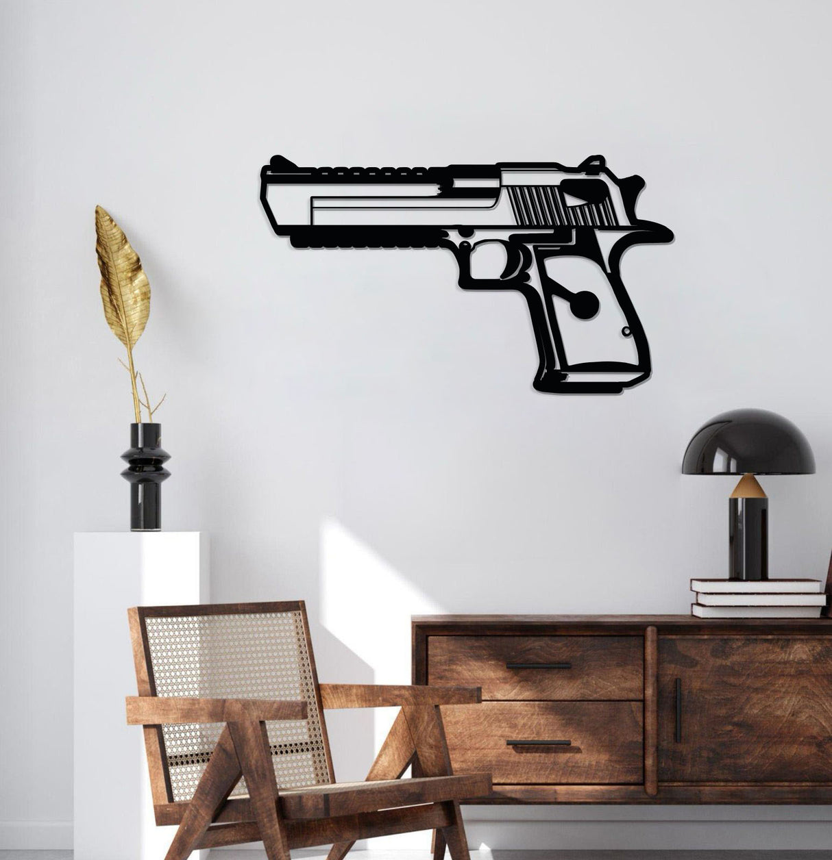 Desert Eagle Metal Weapon Wall Art - NCP0685