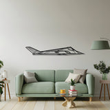 F-117 Nighthawk Metal Aircraft Wall Art - NCP0084